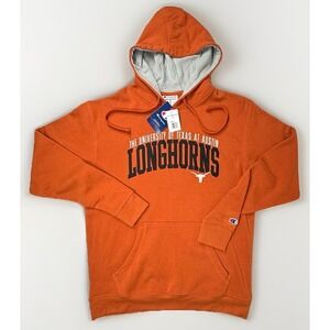 Champion Texas Orange UT Longhorns Team‎ Pullover Hoodie Medium Austin NCAA NWT
